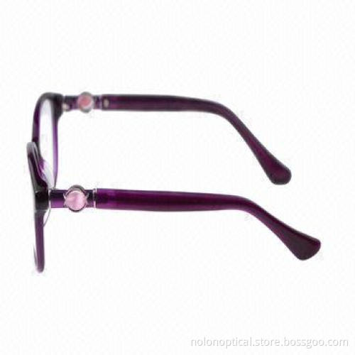2014 Classic Acetate High-quality Optical Eyewear, Purple, Black Color, OEM/ODM Orders Welcomed
